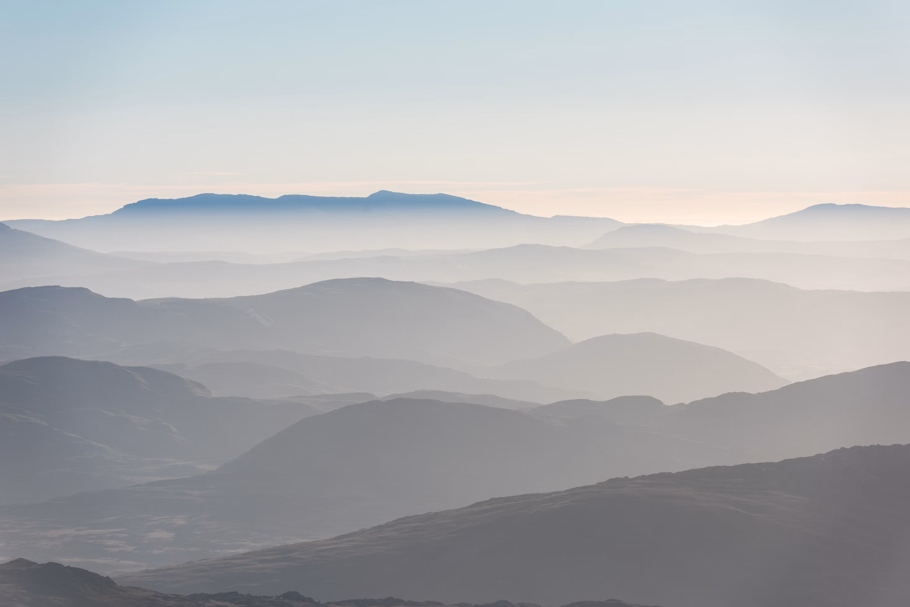 Paysage apaisant en fond